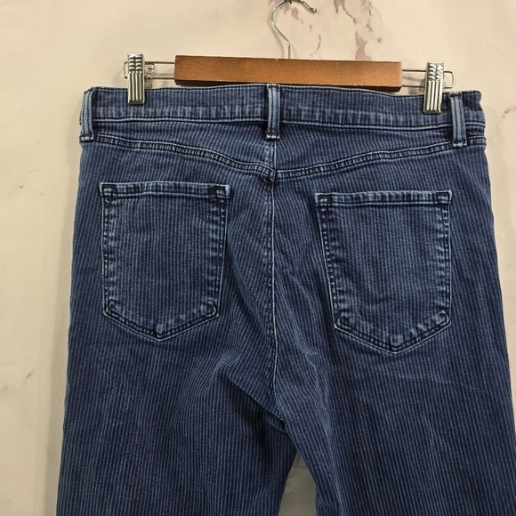 J Brand Jeans Womens 30 Skinny Striped Dark Wash Mid Rise Ruby Breaker - Picture 7 of 13